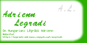 adrienn legradi business card